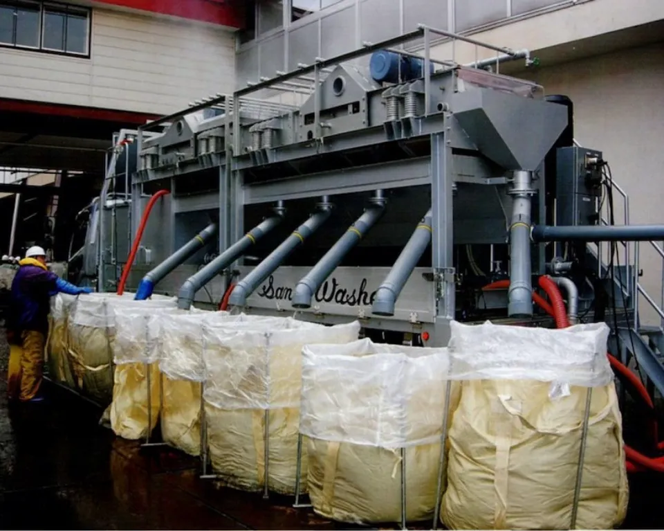 ろ材選別洗浄装置の性能について