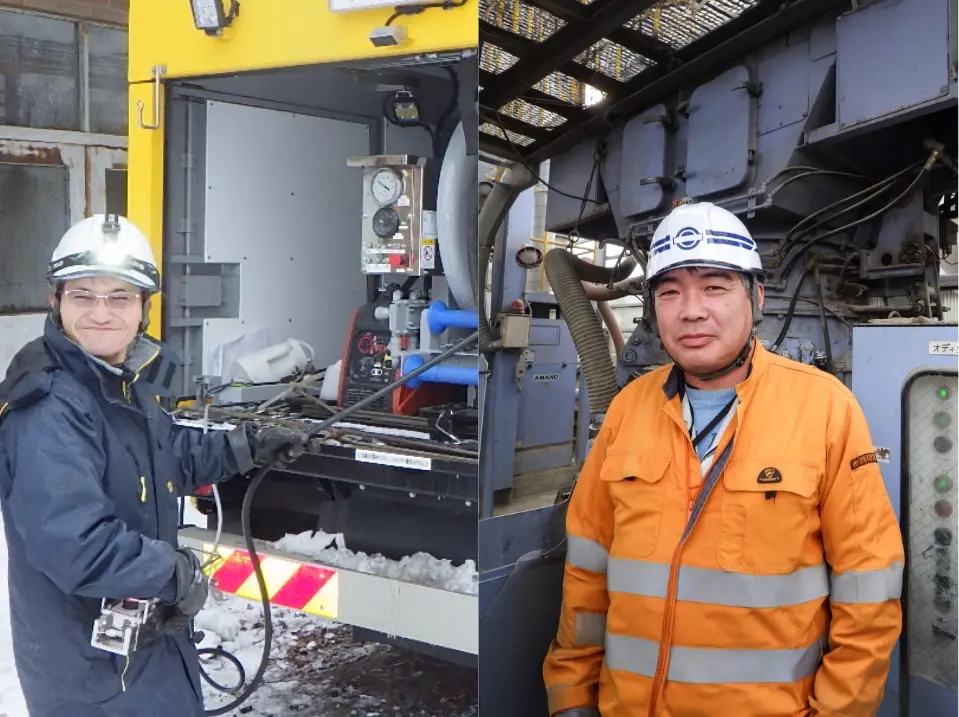 作業現場の様子