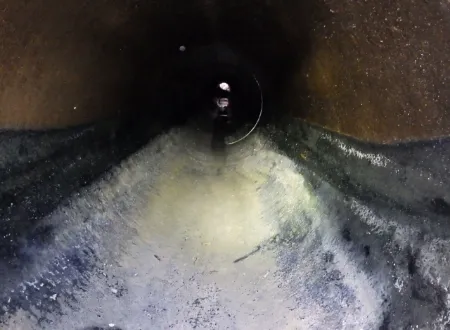 側溝洗浄 作業完了後