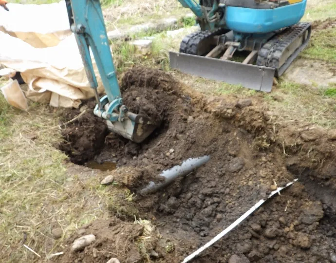 汚染土壌掘削除去