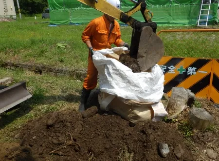 漏油処理 A現場