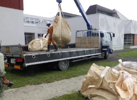 漏油処理 A現場